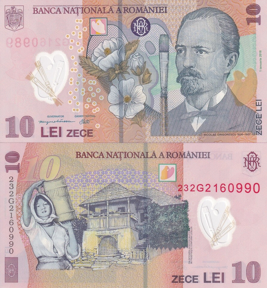 Romania 10 Leu 2018/2023 P 119 Polymer UNC