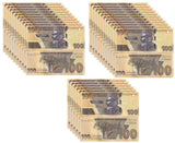 Zimbabwe 100 Dollars 2020/2022 P 106 UNC, Great Zimbabwe ruins LOT 25 PCS