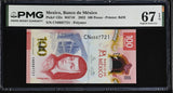 Mexico 100 Pesos 2022 P 132 c Superb Gem UNC PMG 67 EPQ