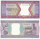 Mauritania 100 Ouguiya 1989 P 4 d AUnc