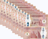 Libya 20 Dinars ND 2025 P 87 NEW Polymer LOT 10 UNC