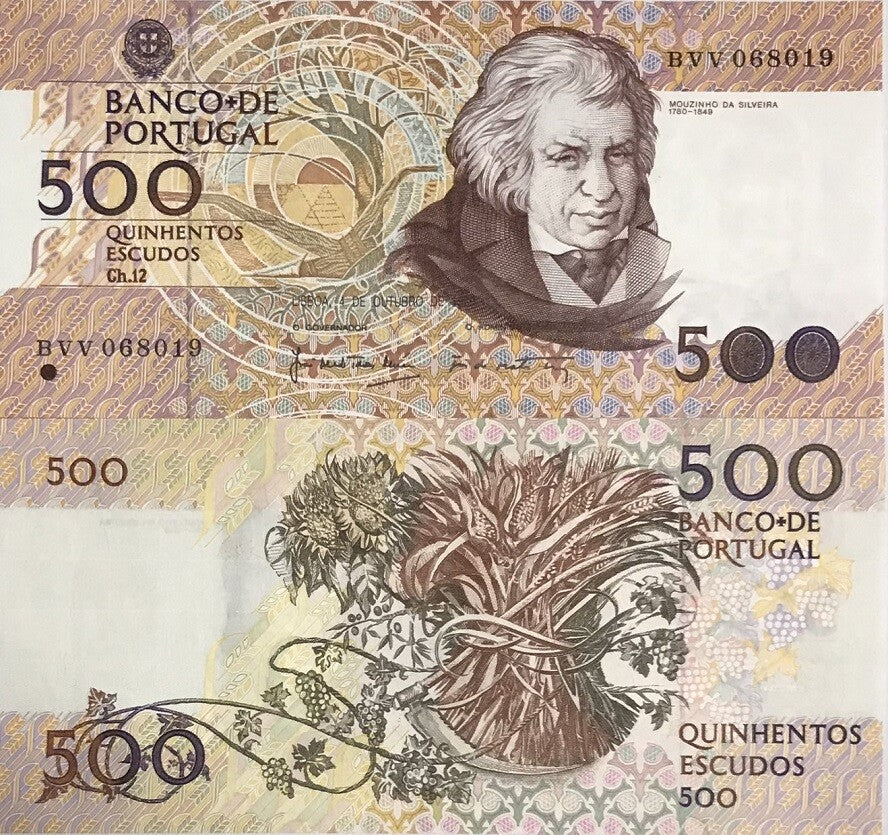 Portugal 500 Escudos 1989 P 180 c UNC