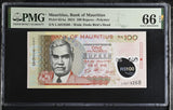 Mauritius 100 Rupees 2024 Polymer P 65Aa Gem UNC PMG 66 EPQ