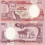 Colombia 100 Pesos 1989 P 426* Replacement UNC