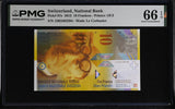 Switzerland 10 Franken 2013 P 67 e Gem UNC PMG 66 EPQ