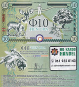South Africa Orania Set 5 UNC 10 20 50 100 200 Ora 2026-2029 Animals Trees