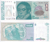 Argentina 1 Austral 1985-90 P 323 UNC