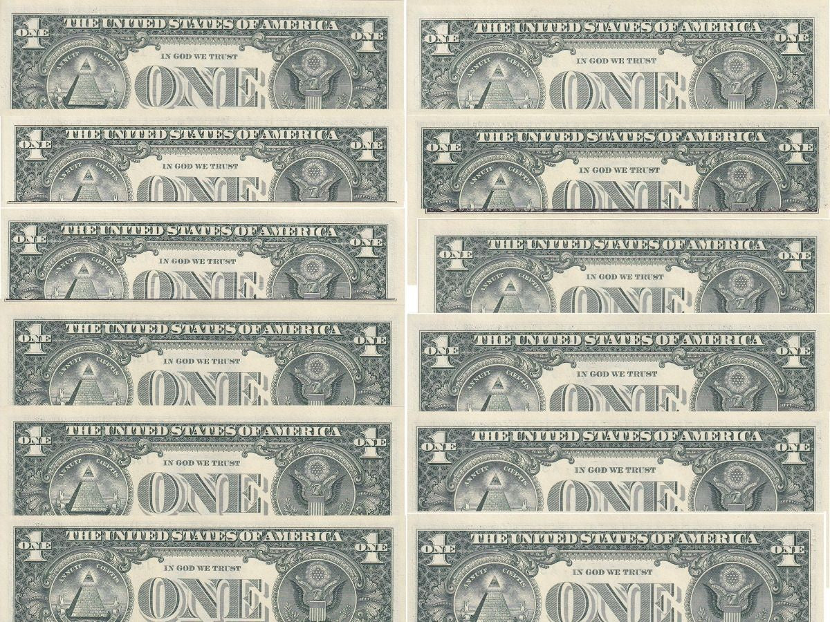 United States FULL SET 12 UNC 1 Dollar USA FRN A B C D E F G H I J K L 2006-2021