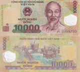 Vietnam 10000 Dong Polymer Mixed Year P 119 UNC