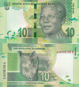 South Africa 10 Rand ND 2012 P 133 UNC