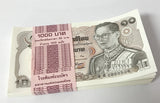 THAILAND 10 BAHT ND 1980 P 87 UNC LOT 100 PCS 1 BUNDLE RAMA IX PNB