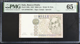 Italy 1000 Lire 1982 P 109 b Gem UNC PMG 65 EPQ