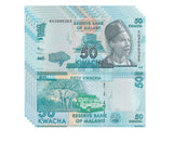 Malawi 50 Kwacha 2012 P 58 a UNC LOT 5 PCS