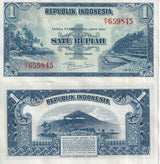 Indonesia 1 Rupiah 1951 P 38 UNC