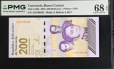 Venezuela 200 Bolivares Digitales 2023 P 120 a Superb Gem UNC PMG 68 EPQ