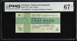 Germany 5 Mark 1979 P FX3 Superb Gem UNC PMG 67 EPQ