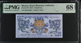 Bhutan 1 Ngultrum 2013 P 27 b Superb Gem UNC PMG 68 EPQ