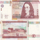 Colombia 10000 Pesos 2014 P 453 r UNC