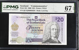 Scotland 20 Pound 2000 P 361 Commemorative Superb Gem UNC PMG 67 EPQ