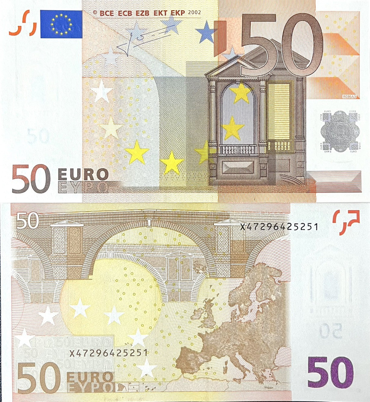Euro 50 Euro Germany 2002 P 11 x UNC