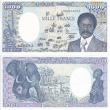Gabon 1000 Francs 1986 P 10 a UNC
