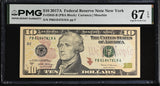 United States 10 Dollars USA 2017A P 545B B New York Superb Gem UNC PMG 67 EPQ