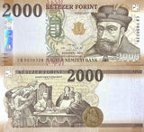 Hungary 2000 Forint 2020 P 204 UNC ,Bethlen Gabor ,scientists