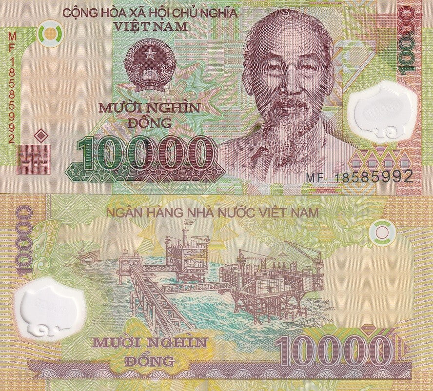 Vietnam 10000 Dong 2018 P 119 k UNC