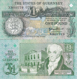 Guernsey 1 Pound ND 2023 Prefix X P 52 d UNC