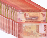 Sri Lanka 100 Rupees 2022 P 125 NEW Date & Sign UNC LOT 10 PCS