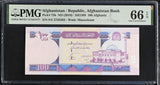 Afghanistan 100 Afghanis ND 2010 SH 1389 P 75 b Gem UNC PMG 66 EPQ