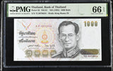 Thailand 1000 Baht ND 1992 P 92 Sign 64 Gem UNC PMG 66 EPQ