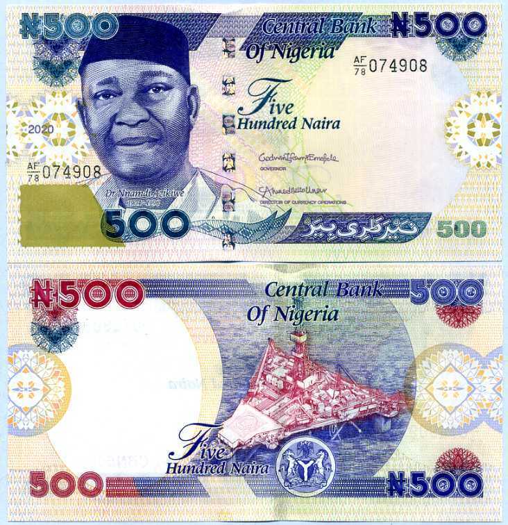 Nigeria 500 Naira 2020 P 30 s UNC