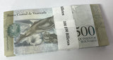 Venezuela 500 Bolivares 2017 P 94 UNC LOT 100 PCS 1 BUNDLE