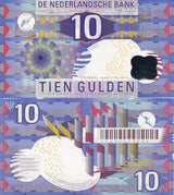 Netherlands 10 Gulden 1997 P 99 AUnc