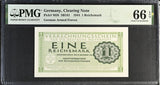 Germany 1 Reichsmark Military 1944 P M38 Gem UNC PMG 66 EPQ