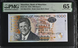 Mauritius 1000 Rupees 2016 P 63 c Gem UNC PMG 65 EPQ