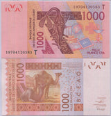 West African State TOGO 1000 Francs 2003/2019 P 815 T UNC