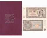 Czechoslovakia 1000 Korun 1951/2023 P 77 Official Reprint W/Folder UNC