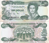 Bahamas 1 Dollar 2002 P 70 UNC With Yellow Foxing , TDLR ,Police Band