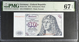 Germany Federal Republic 10 Mark 1977 P 31 b Superb Gem UNC PMG 67 EPQ