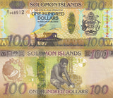 Solomon Islands 100 Dollars 2015 P 36 a X/1 Replacement UNC