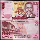 Malawi 100 Kwacha 2017 P 65 c UNC