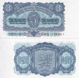 Czechoslovakia 3 Koruny 1953 P 79 b UNC