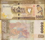 Sri Lanka 5000 Rupees 2019 P 128 UNC