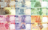 Macau set 12 UNC 10 20 50 100 500 1000 Patacas 2020 / 2024 2025 2026 P NEW BNU BOC Lion