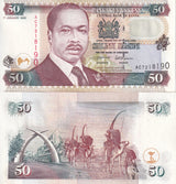 KENYA 50 SHILLINGS 1996 P 36 UNC