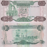 LIBYA 1/4 DINARS ND 1984 P 47 UNC