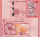 Malaysia 10 Ringgit 2012 P 53 UNC