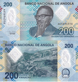 Angola 200 Kwanzas 2020 P 160 Polymer UNC